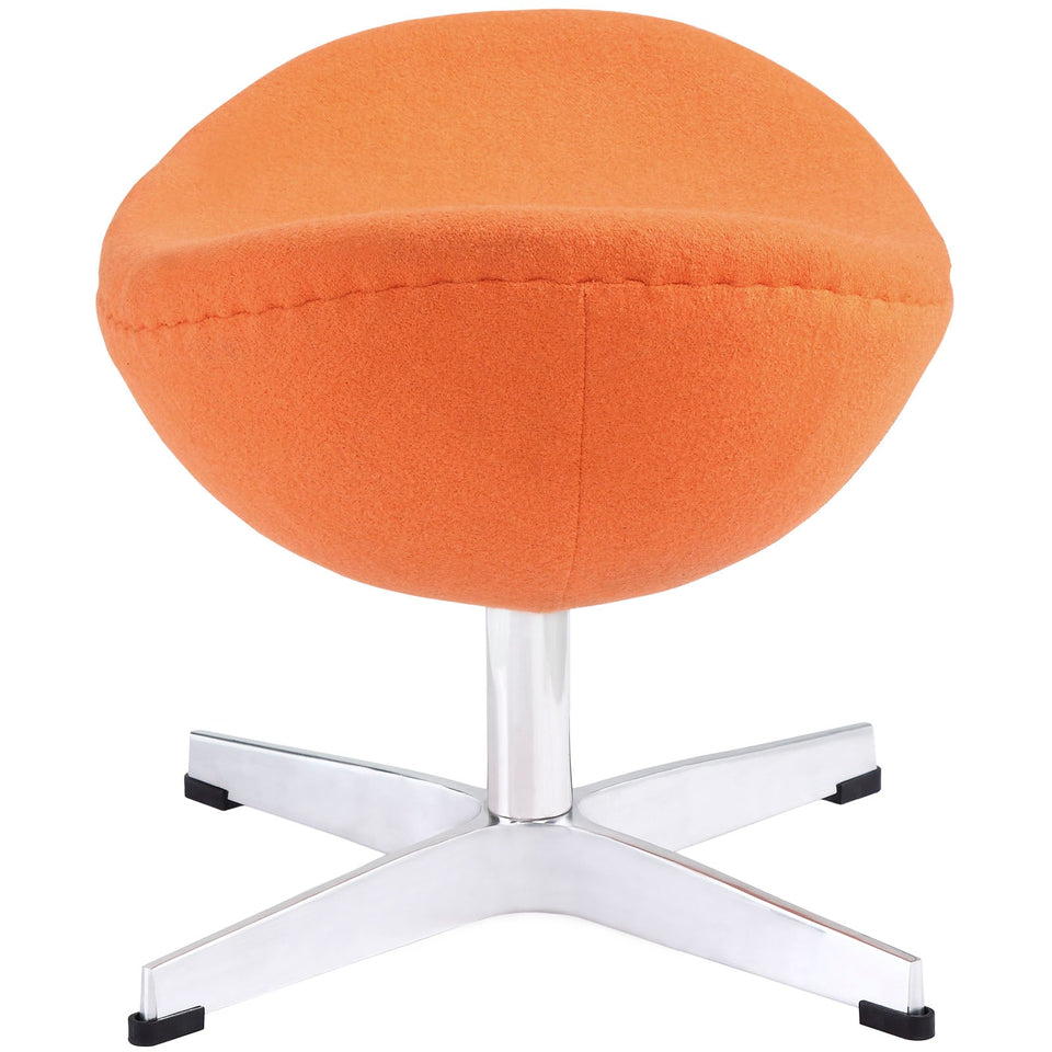 Glove Wool Ottoman by Modway