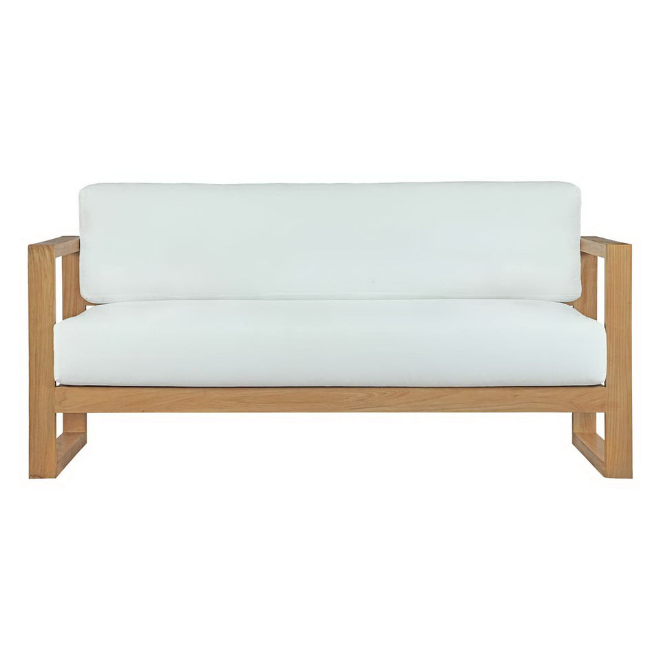 Upland Outdoor Patio Teak Sofa by Modway