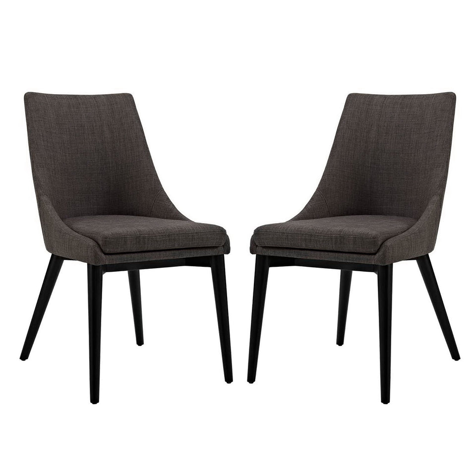 Viscount Fabric Dining Side Chair Set of 2 by Modway