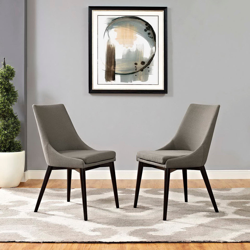 Viscount Fabric Dining Side Chair Set of 2 by Modway