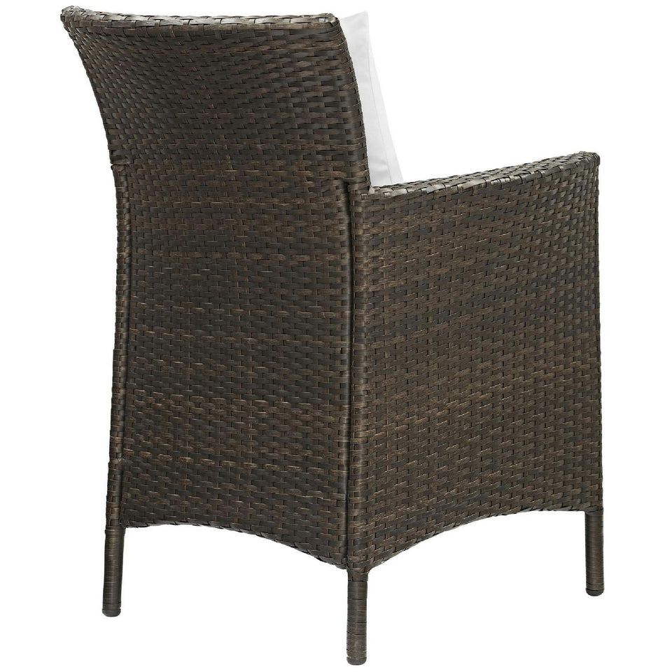 Conduit Outdoor Wicker Rattan Dining Armchair by Modway