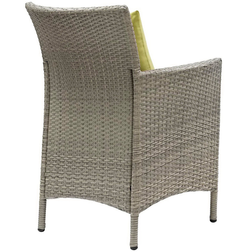 Conduit Outdoor Wicker Rattan Dining Armchair by Modway