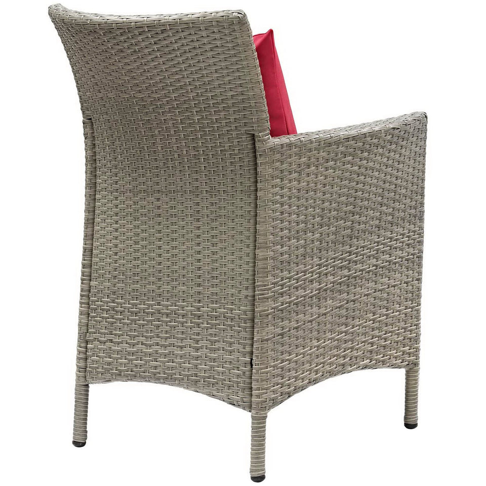 Conduit Outdoor Wicker Rattan Dining Armchair by Modway