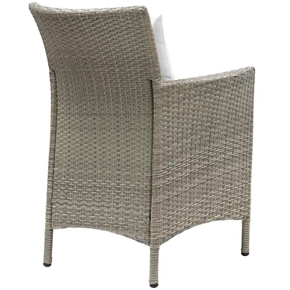 Conduit Outdoor Wicker Rattan Dining Armchair by Modway