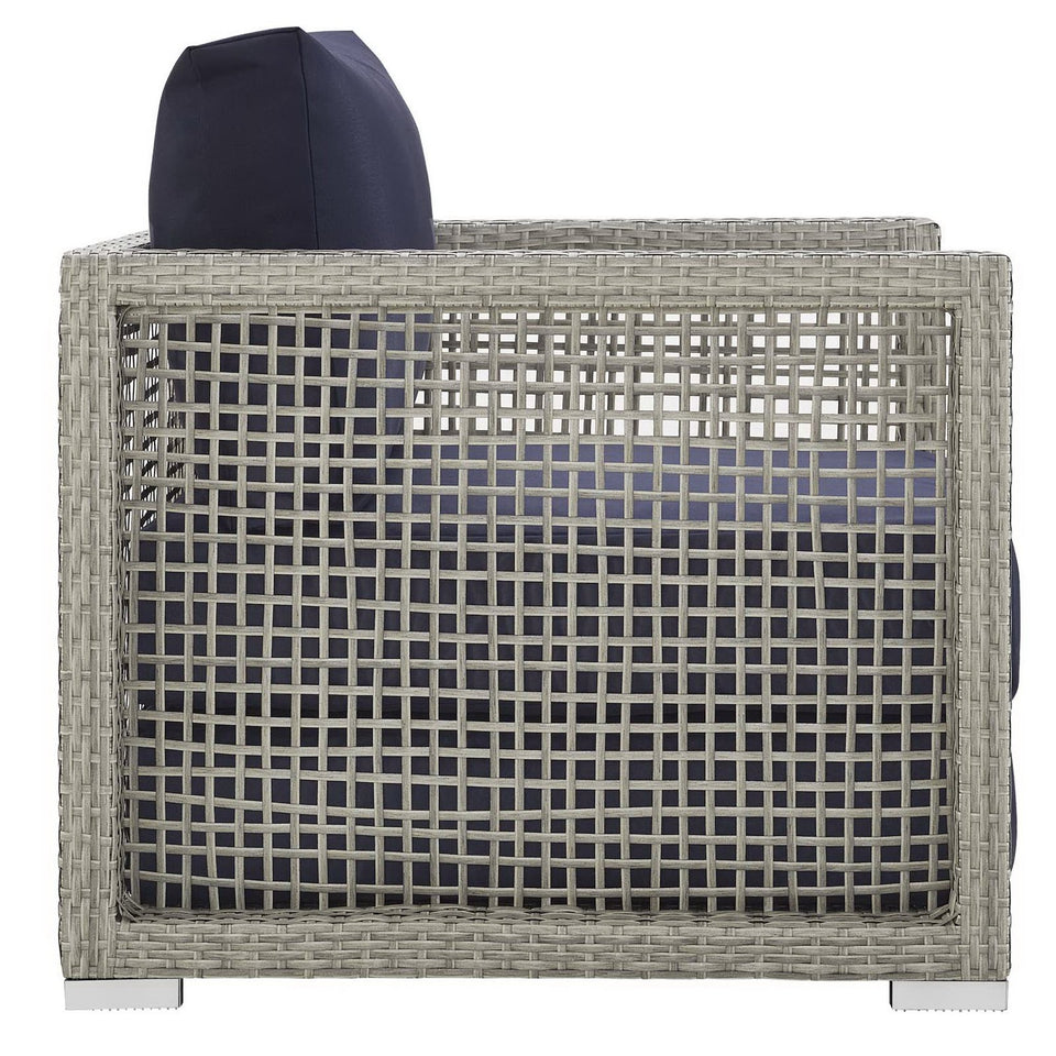 Aura Rattan Outdoor Patio Armchair by Modway