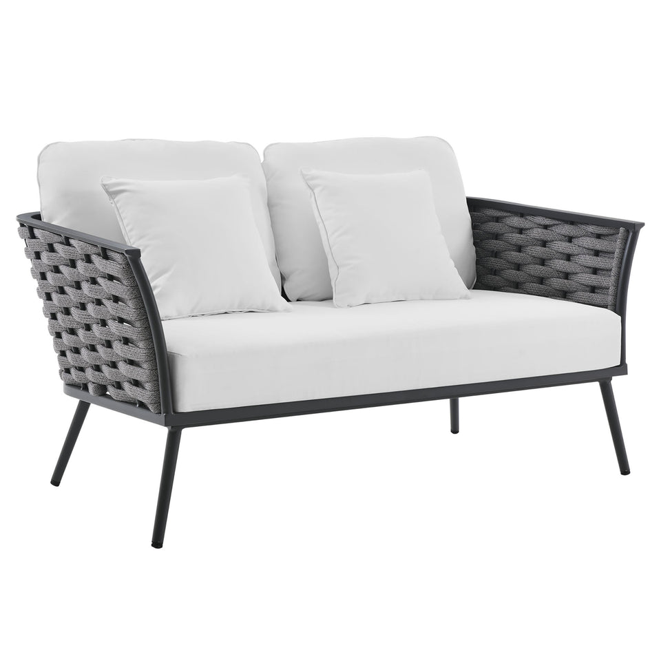 Stance Outdoor Aluminum Loveseat by Modway