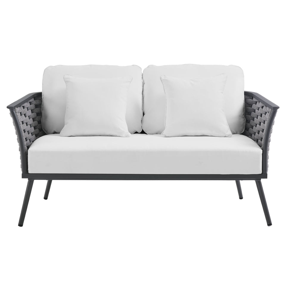Stance Outdoor Aluminum Loveseat by Modway