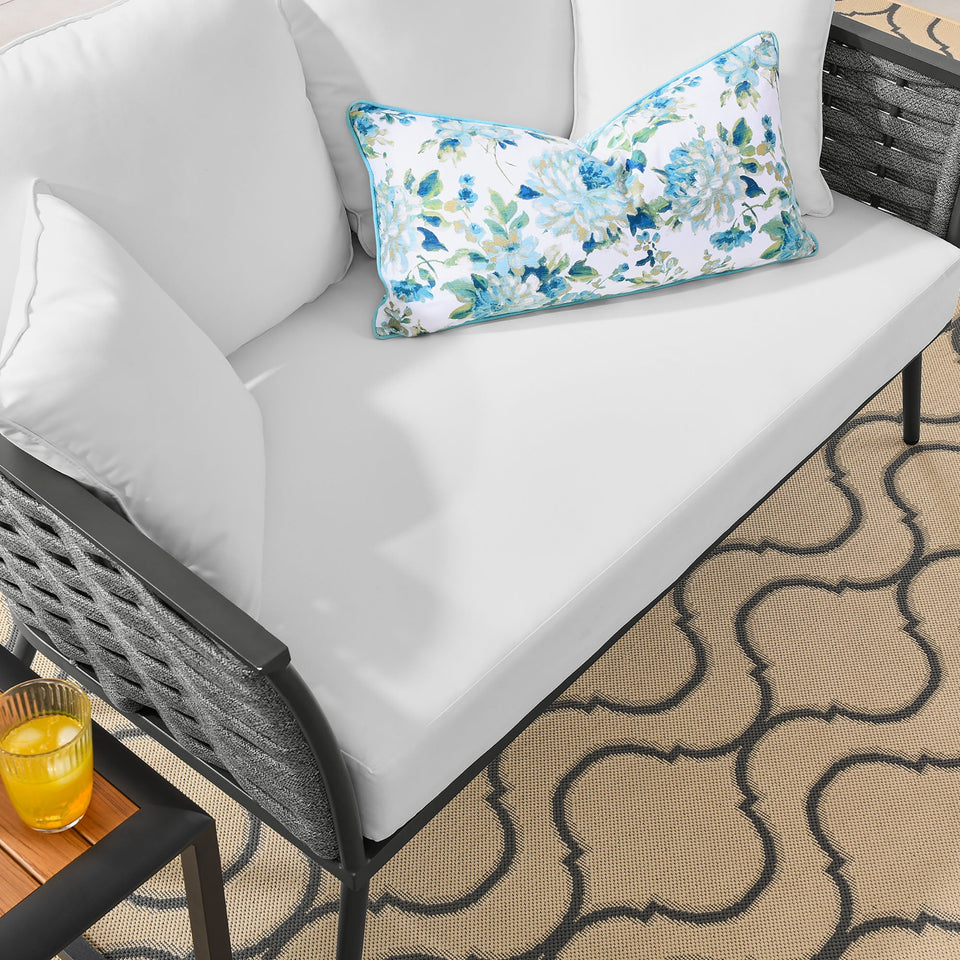 Stance Outdoor Aluminum Loveseat by Modway