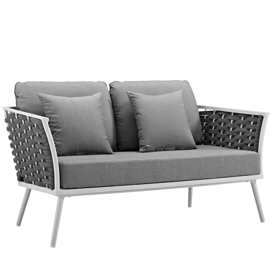Stance Outdoor Aluminum Loveseat by Modway