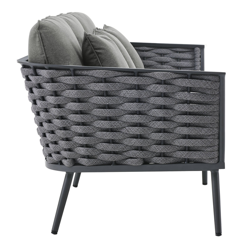 Stance Outdoor Patio Aluminum Sofa by Modway