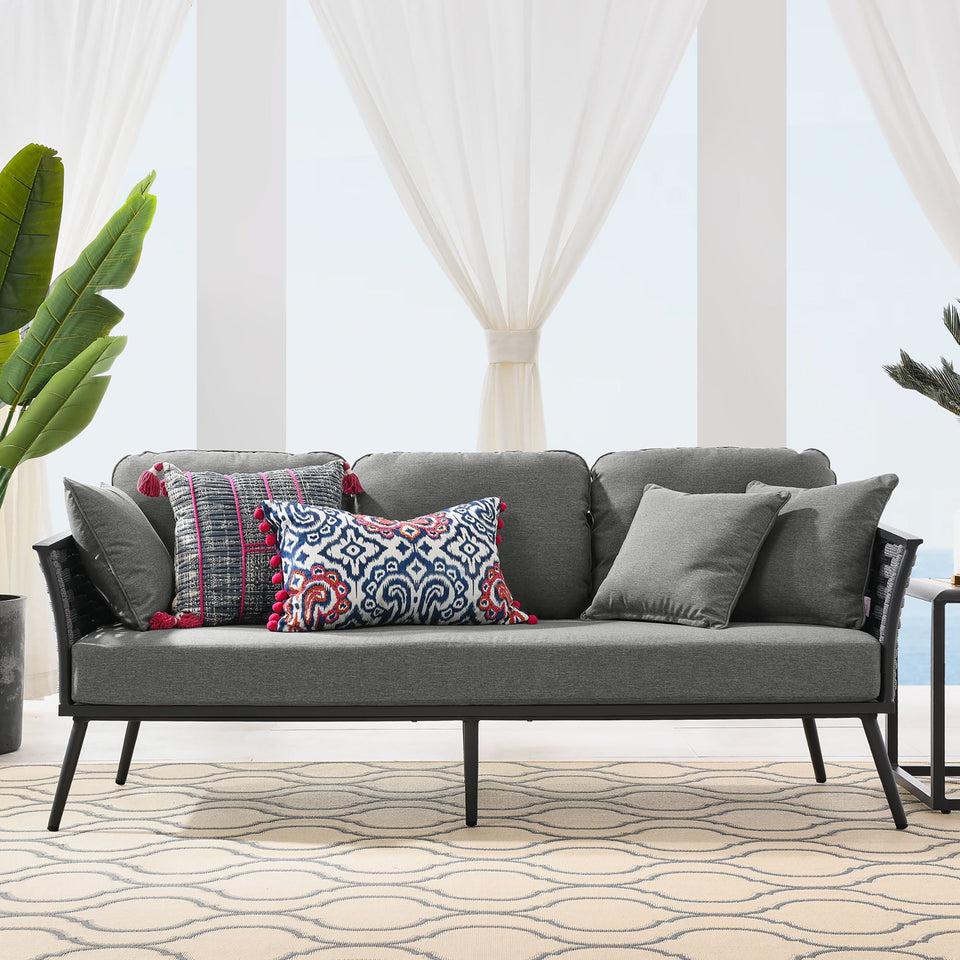 Stance Outdoor Patio Aluminum Sofa by Modway
