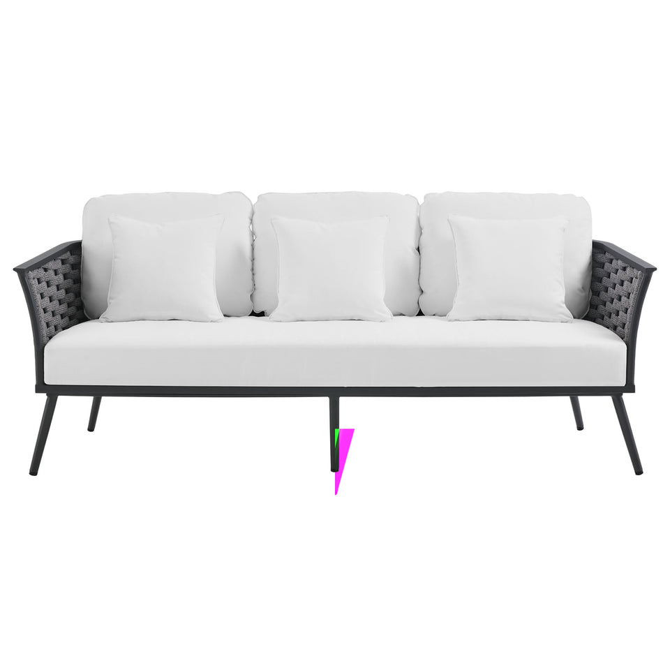Stance Outdoor Patio Aluminum Sofa by Modway