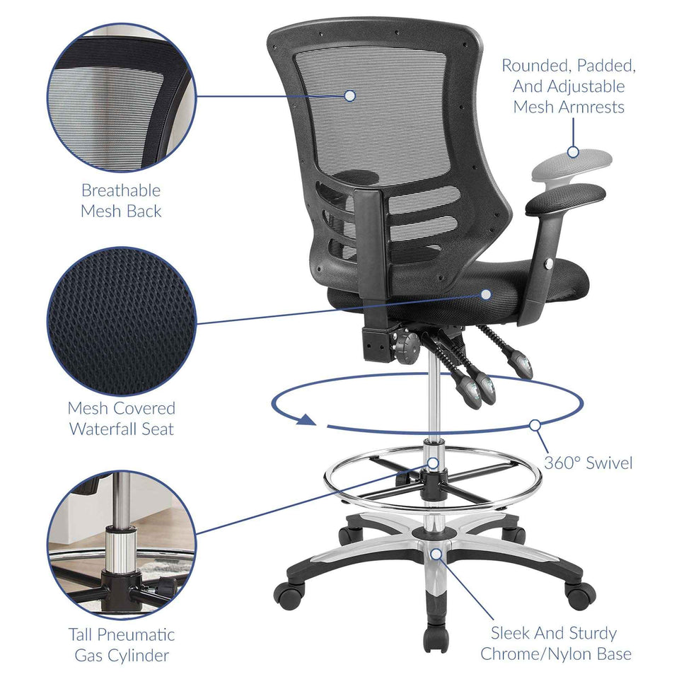Calibrate Mesh Drafting Chair by Modway