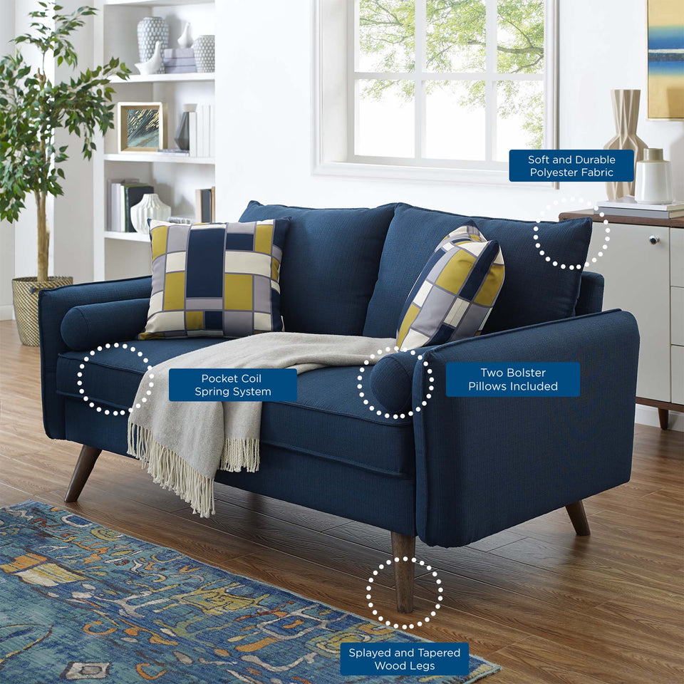 Revive Upholstered Fabric Loveseat by Modway