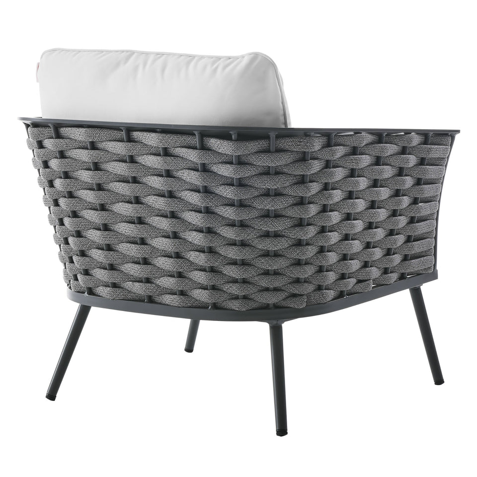 Stance 6 Piece Outdoor Patio Aluminum Sectional Sofa Set by Modway