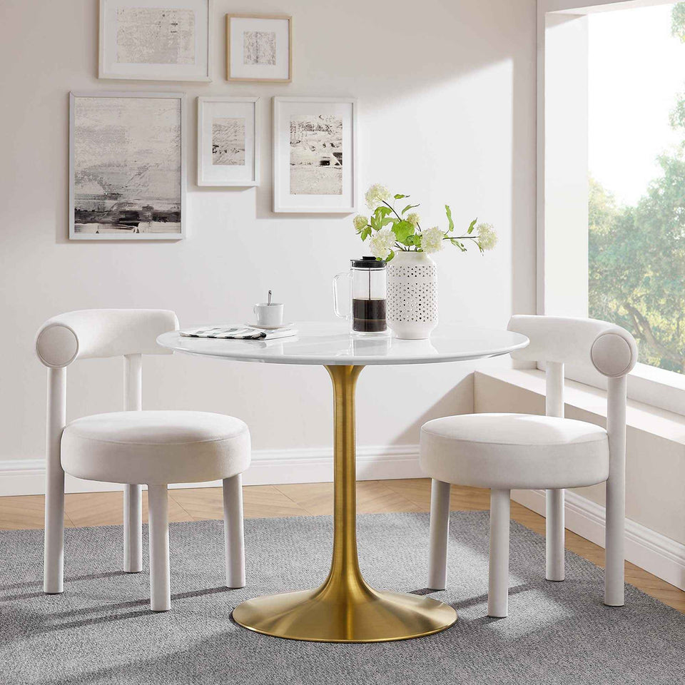 Lippa 40" Round Wood Dining Table by Modway