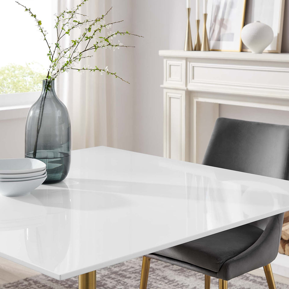 Lippa 48" Square Wood Dining Table by Modway