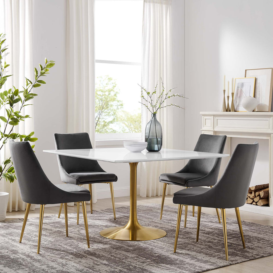 Lippa 48" Square Wood Dining Table by Modway