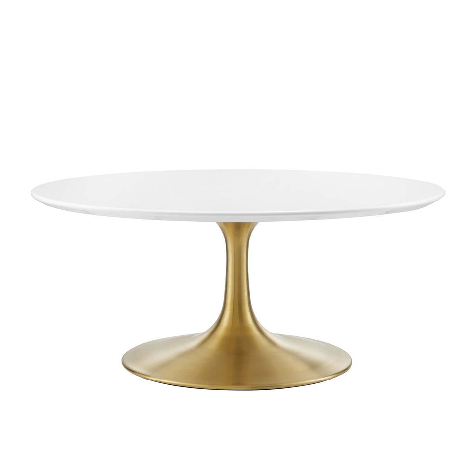 Lippa Round Wood Coffee Table by Modway