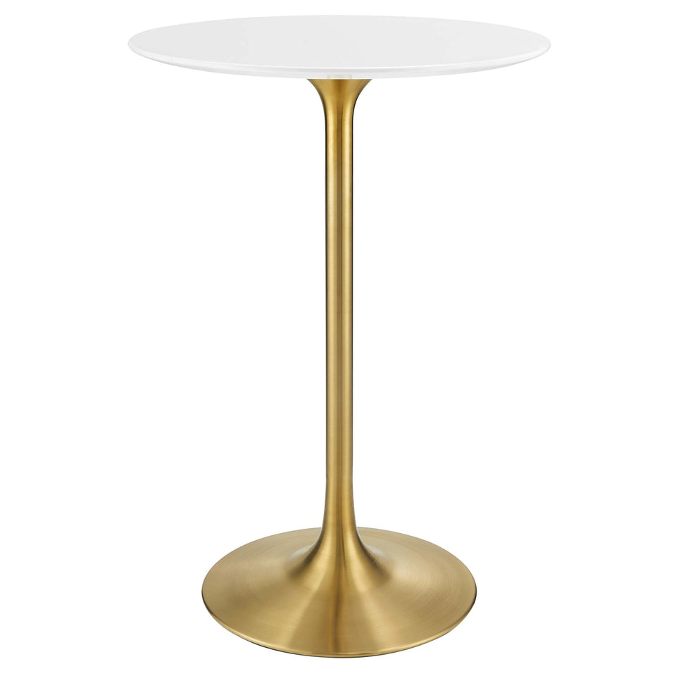 Lippa 28" Round Wood Bar Table by Modway