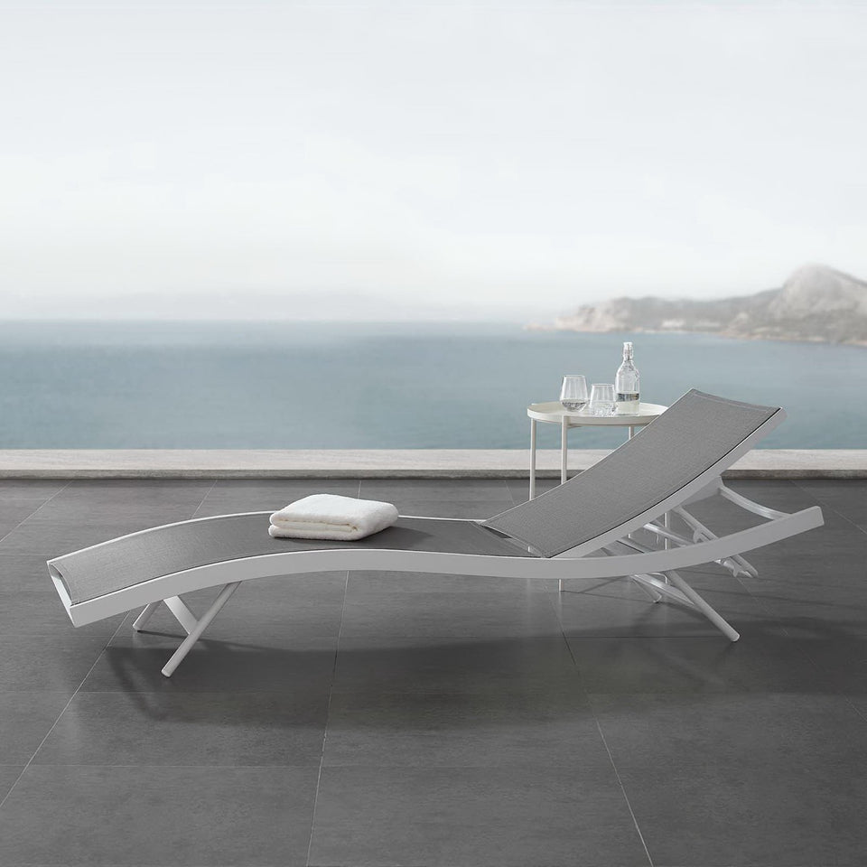 Glimpse Outdoor Patio Mesh Chaise Lounge Chair by Modway