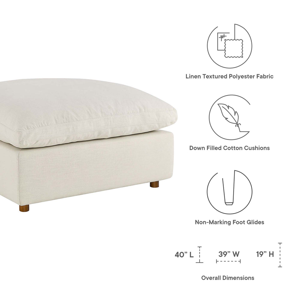 Commix Down Filled Overstuffed Ottoman by Modway