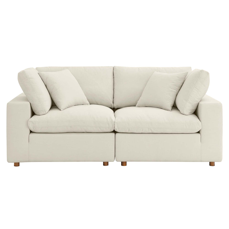 Commix 2 Piece Down Filled Overstuffed Sectional Sofa Set by Modway
