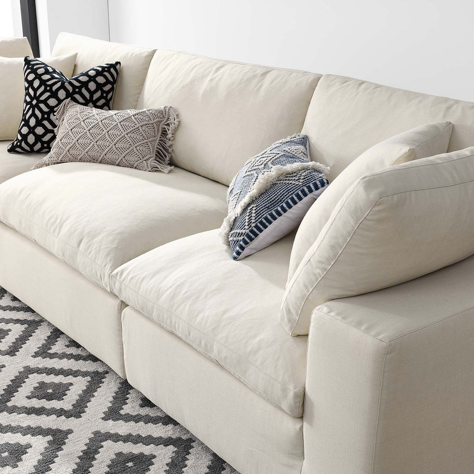 Commix 3 Piece Down Filled Overstuffed Sectional Sofa Set by Modway