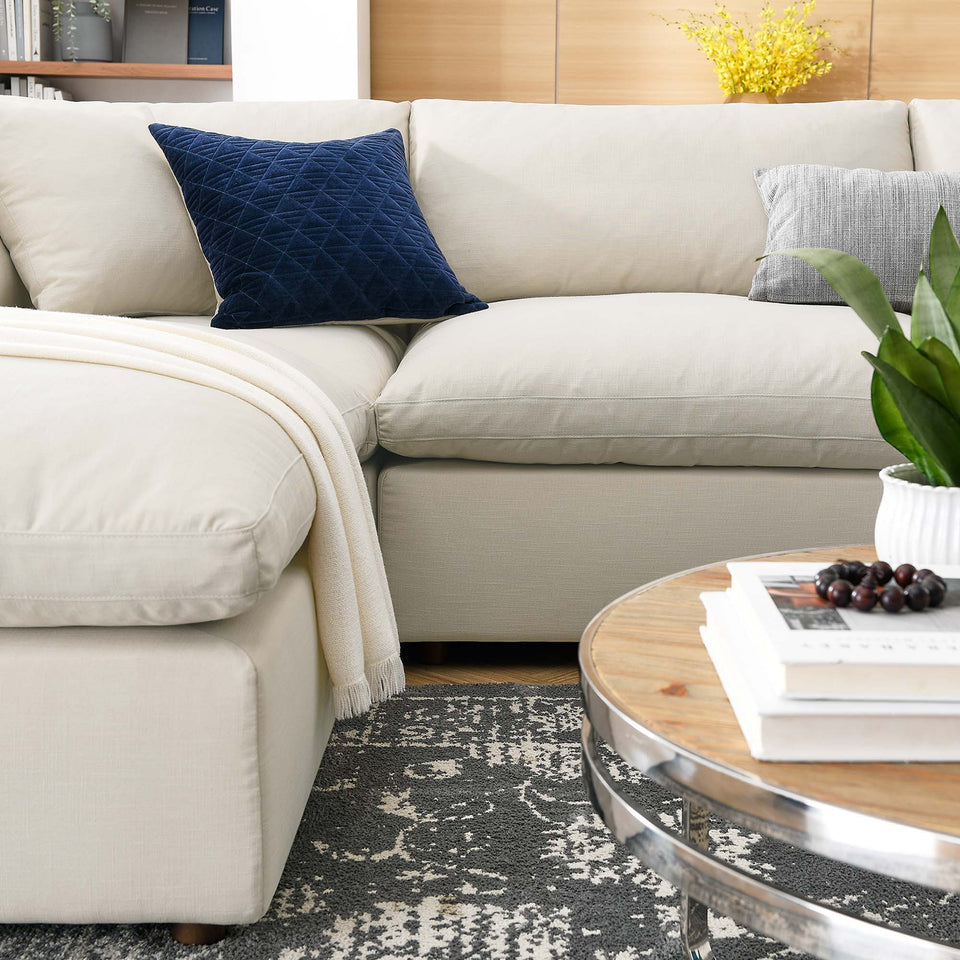 Commix 6-Piece Down Filled Overstuffed Sectional Sofa by Modway