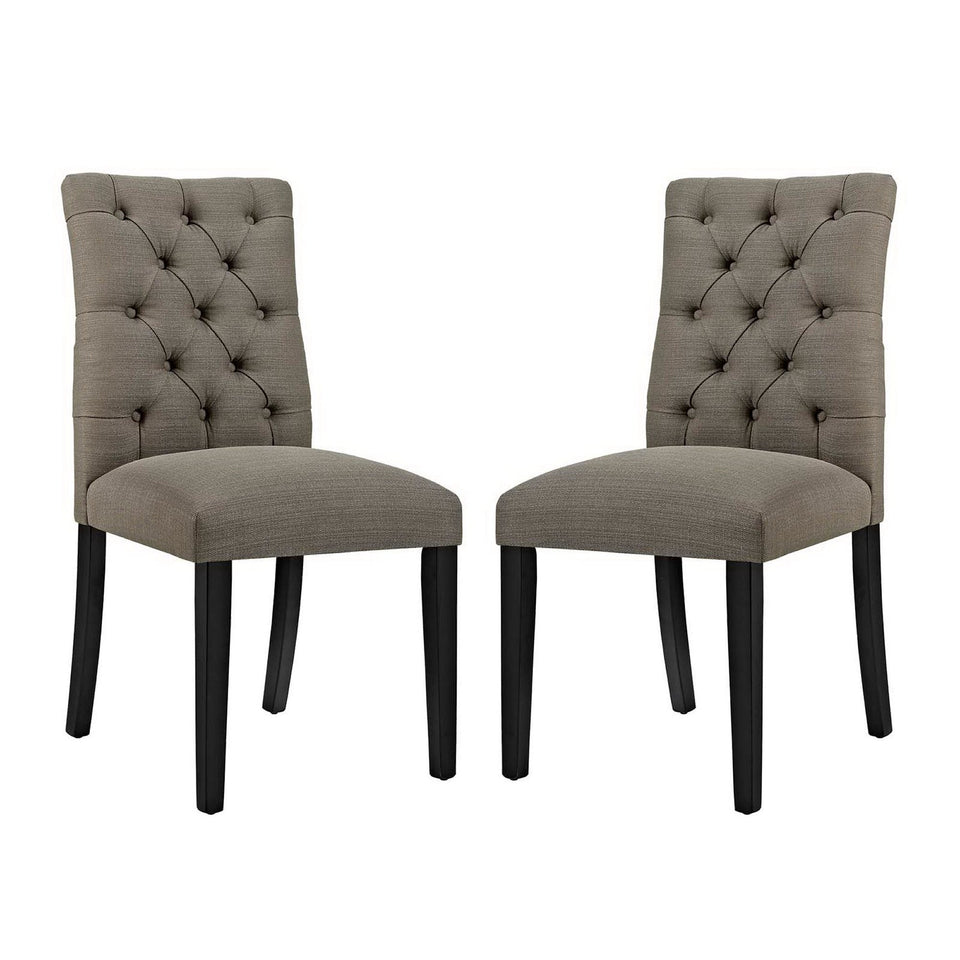 Duchess Fabric Dining Chair Set of 2 by Modway