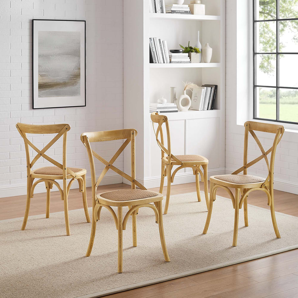 Gear Dining Side Chair Set of 4 by Modway