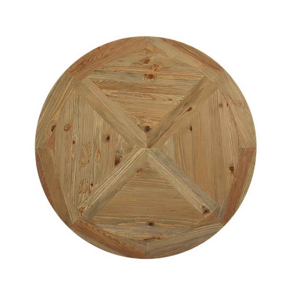 Stitch 47" Round Pine Wood Dining Table by Modway