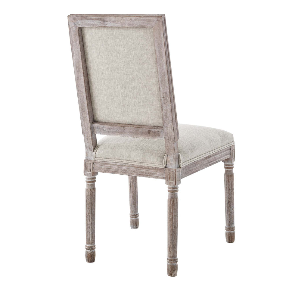 Court Upholstered Fabric Dining Side Chair Set of 2 by Modway