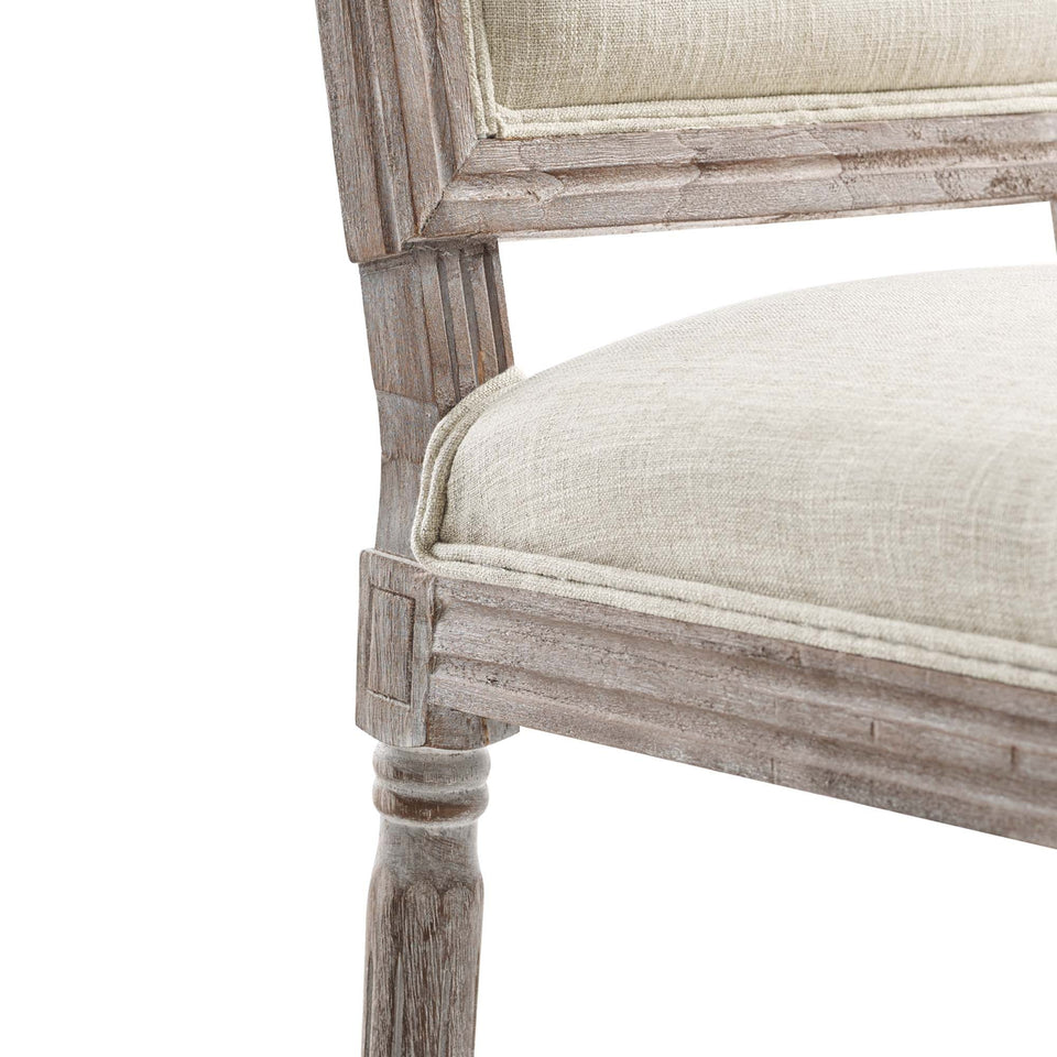 Court Upholstered Fabric Dining Side Chair Set of 2 by Modway