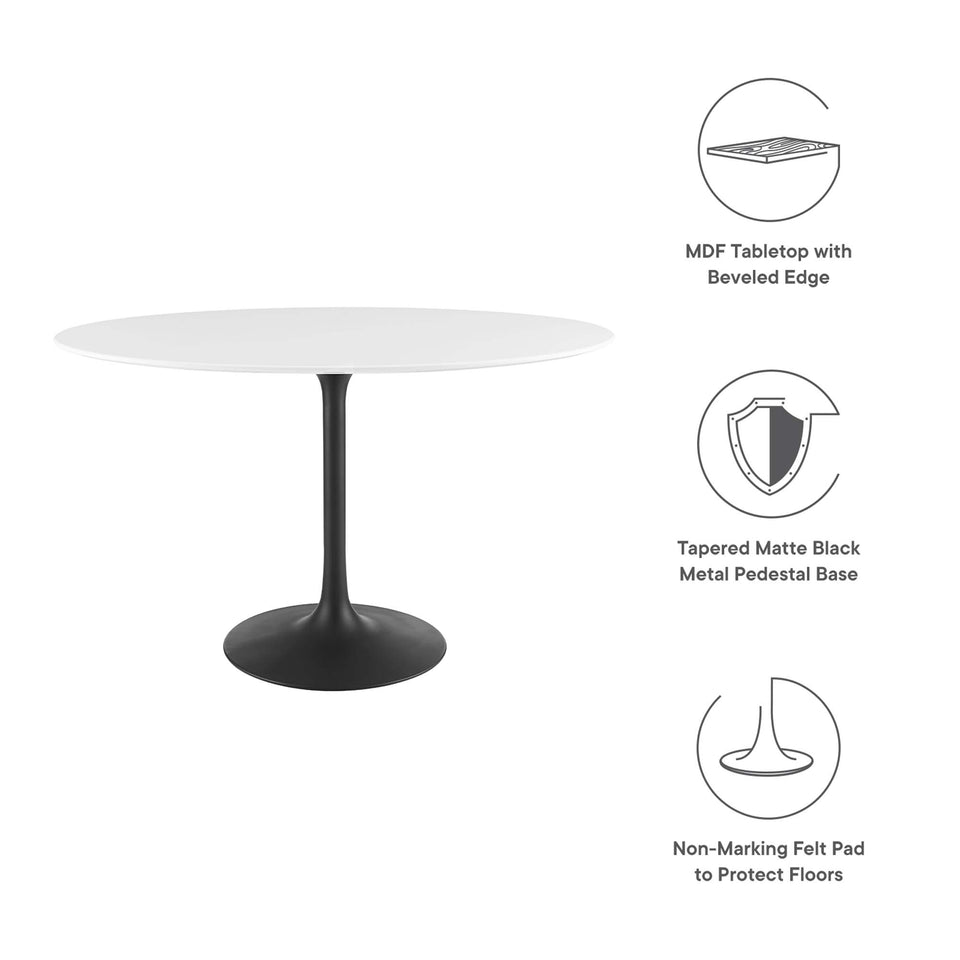 Lippa 48" Oval Wood Dining Table by Modway