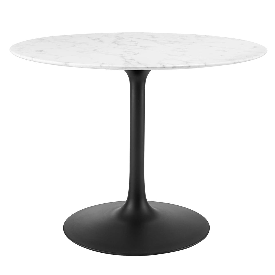 Lippa 40" Round Faux Marble Dining Table by Modway