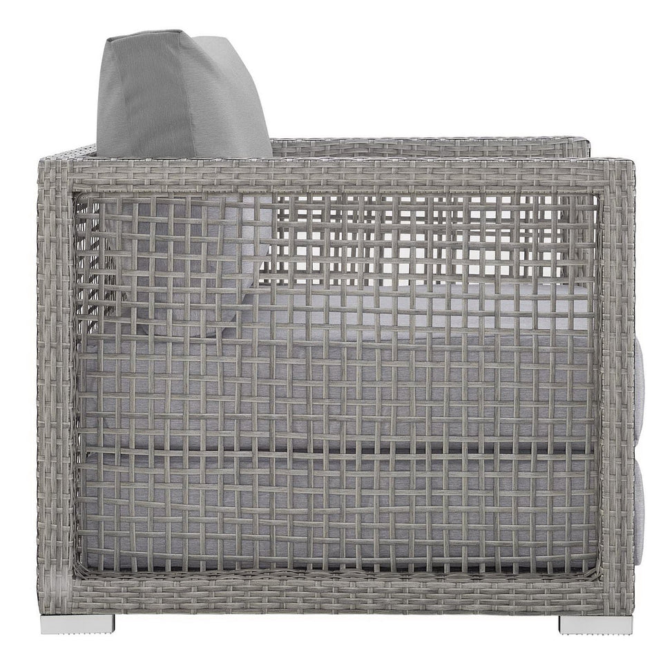 Aura 4 Piece Outdoor Patio Wicker Rattan Set by Modway