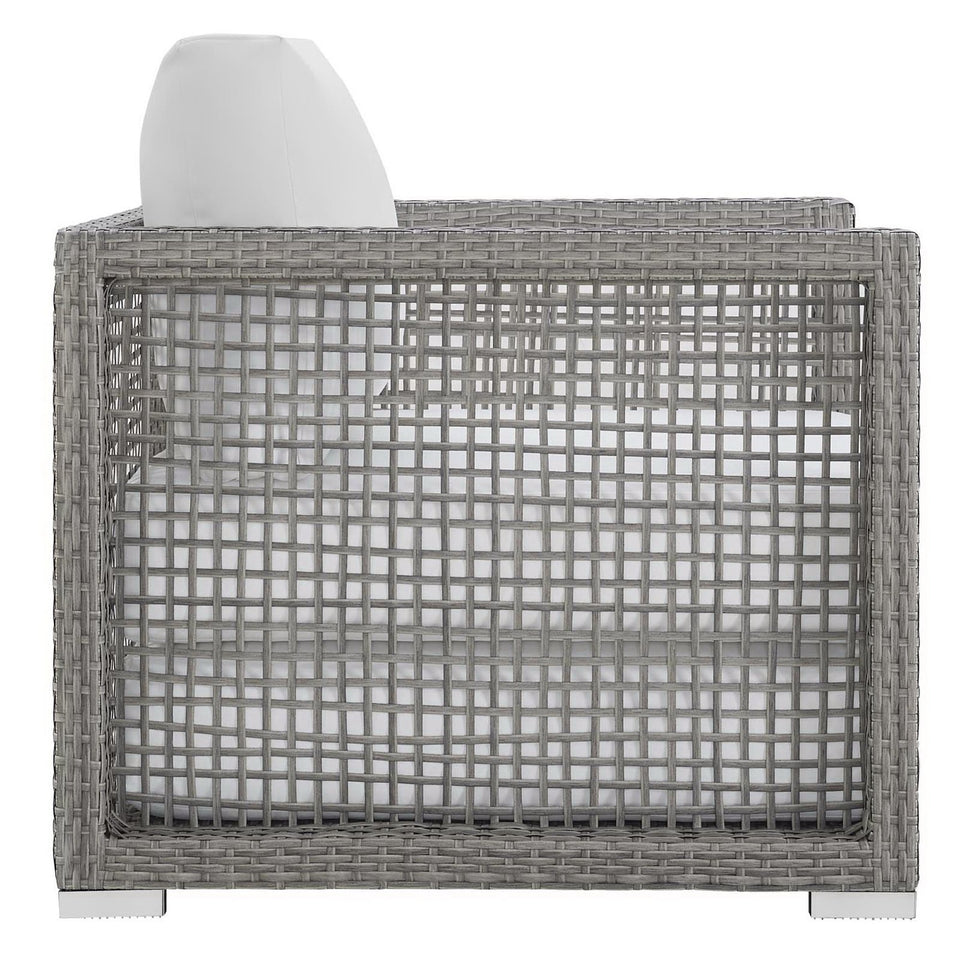 Aura 4 Piece Outdoor Patio Wicker Rattan Set by Modway