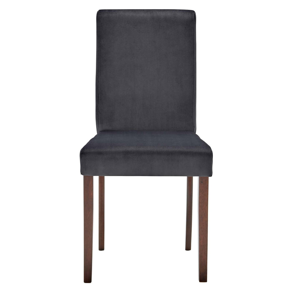 Prosper Upholstered Velvet Dining Side Chair Set of 2 by Modway