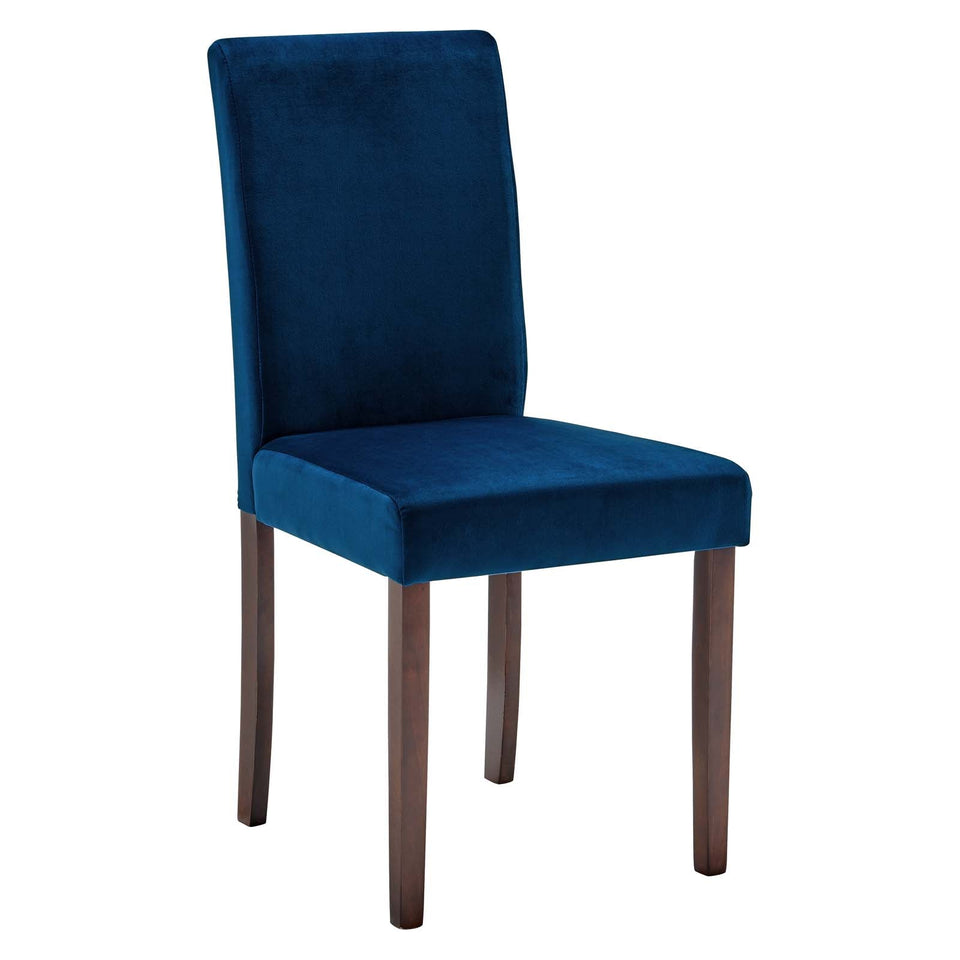 Prosper Upholstered Velvet Dining Side Chair Set of 2 by Modway