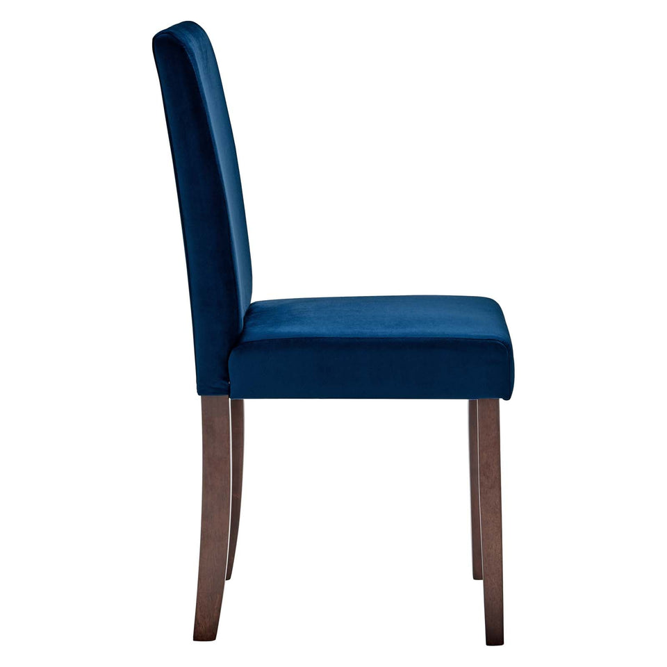 Prosper Upholstered Velvet Dining Side Chair Set of 2 by Modway