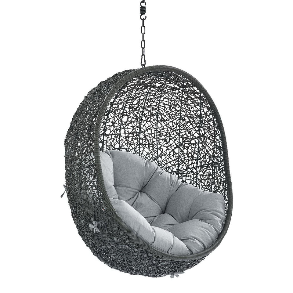 Hide Sunbrella® Fabric Swing Outdoor Patio Lounge Chair Without Stand by Modway
