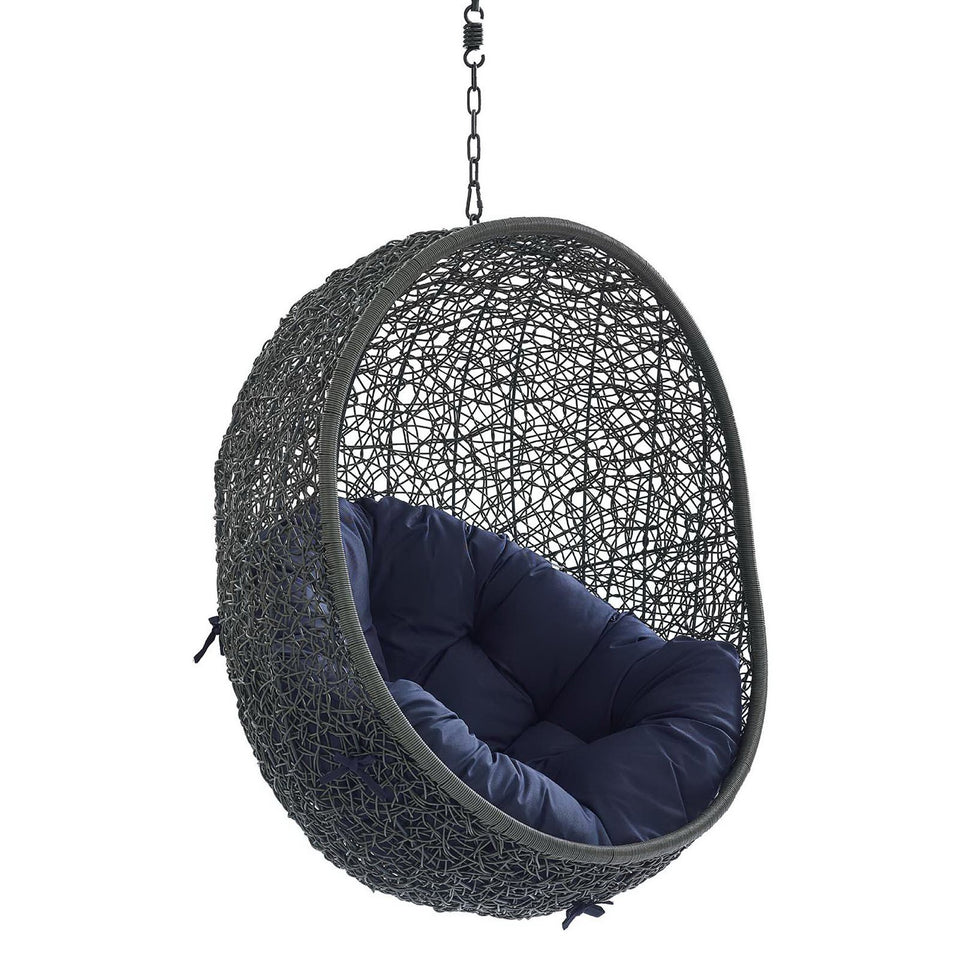 Hide Sunbrella® Fabric Swing Outdoor Patio Lounge Chair Without Stand by Modway