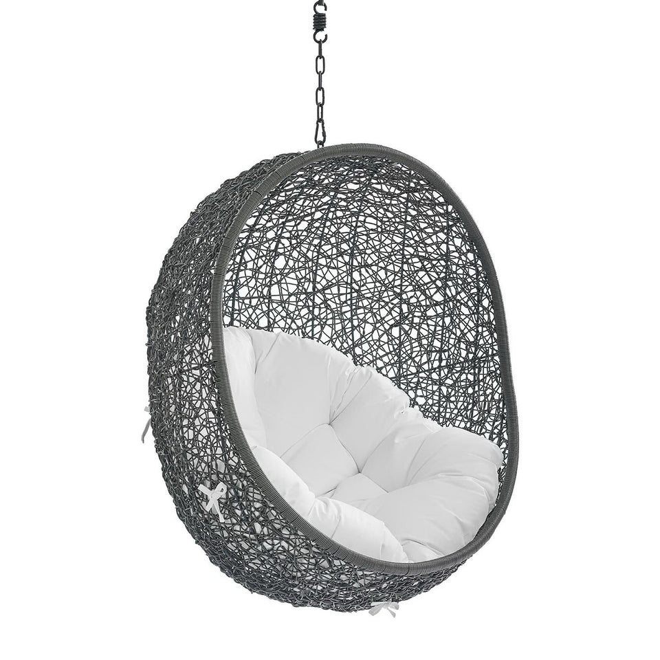 Hide Sunbrella® Fabric Swing Outdoor Patio Lounge Chair Without Stand by Modway