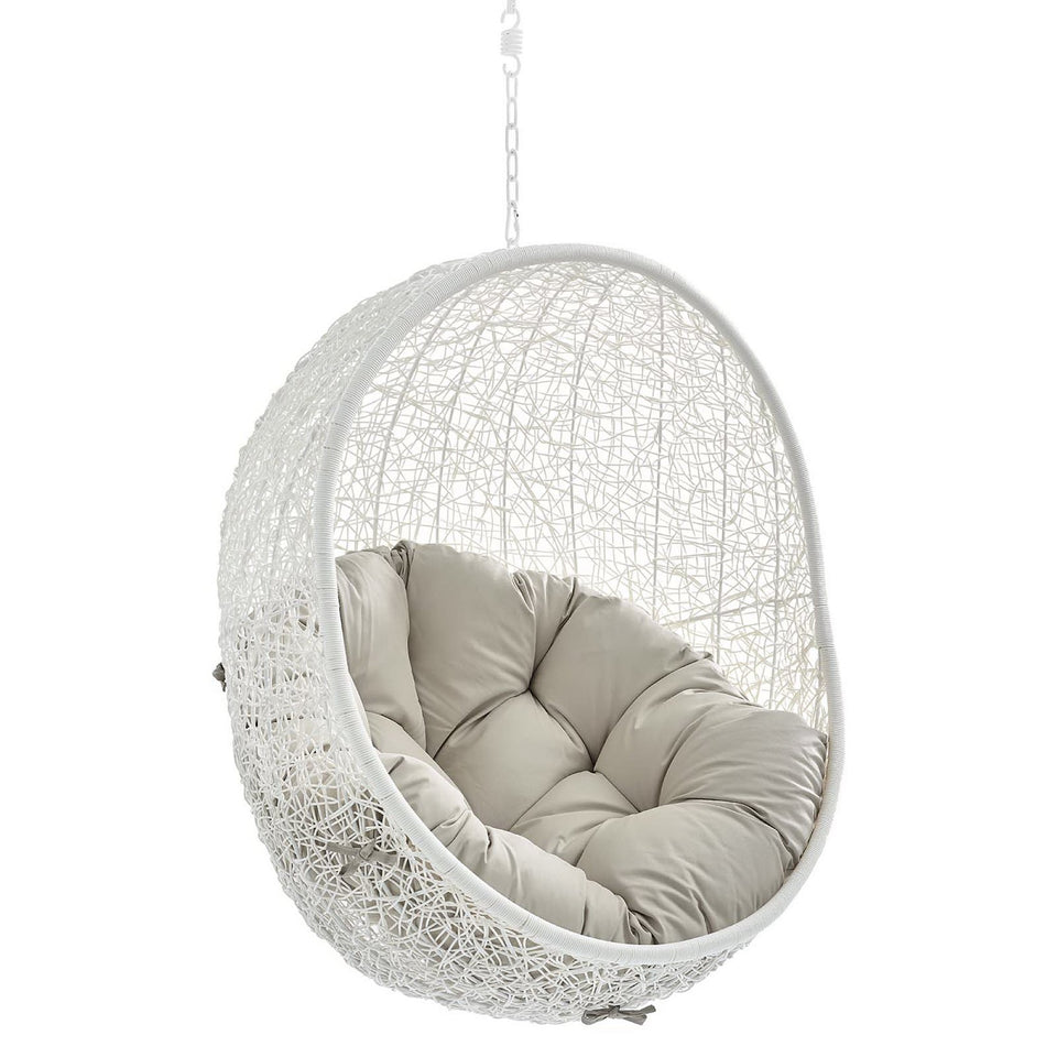 Hide Sunbrella® Fabric Swing Outdoor Patio Lounge Chair Without Stand by Modway