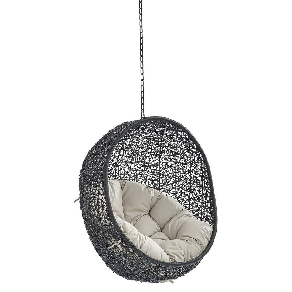 Encase Sunbrella® Fabric Swing Outdoor Patio Lounge Chair Without Stand by Modway