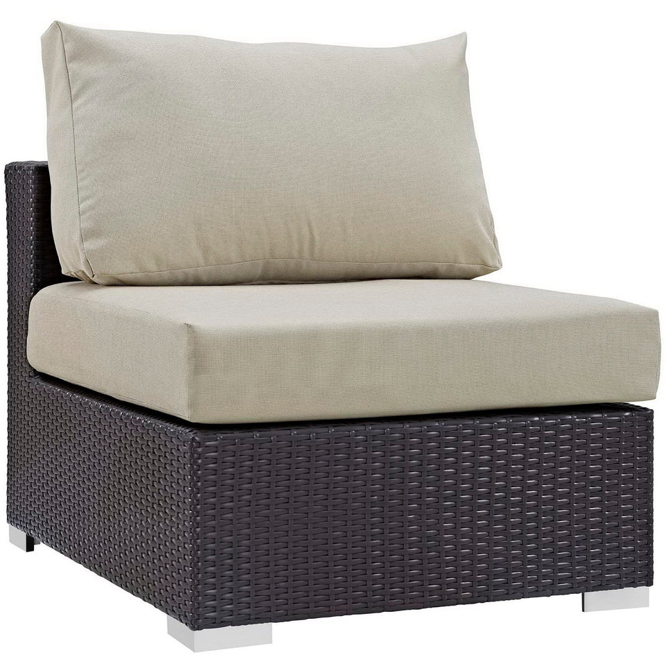 Convene 5 Piece Set Outdoor with Fire Pit by Modway