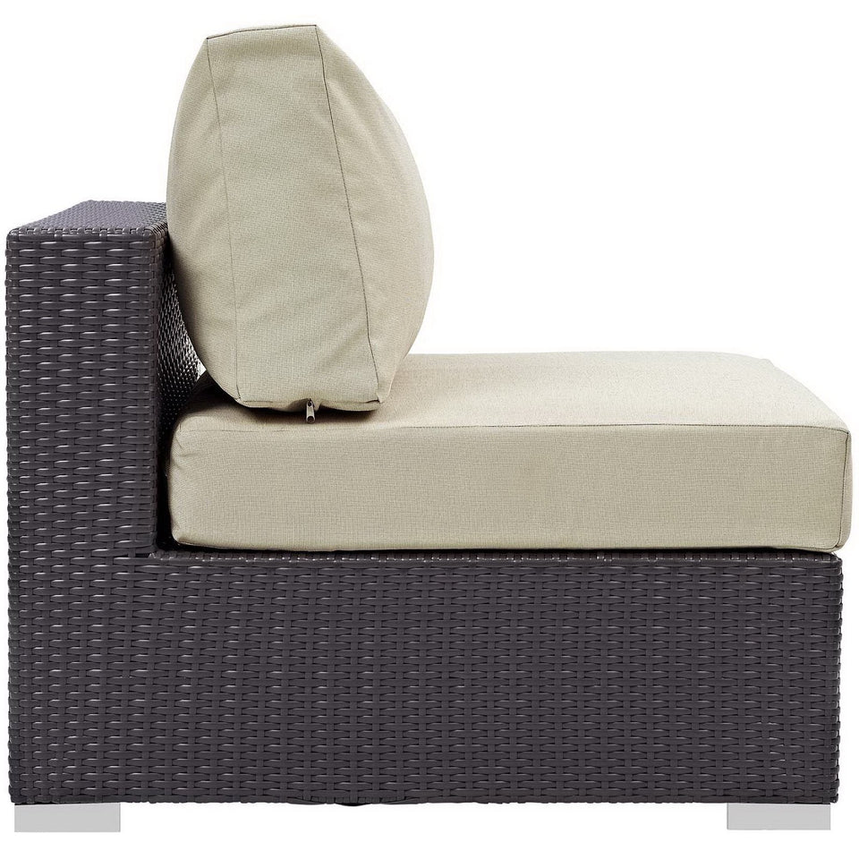 Convene 5 Piece Set Outdoor with Fire Pit by Modway