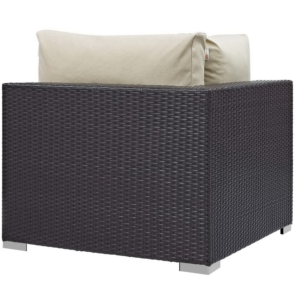 Convene 5 Piece Set Outdoor with Fire Pit by Modway