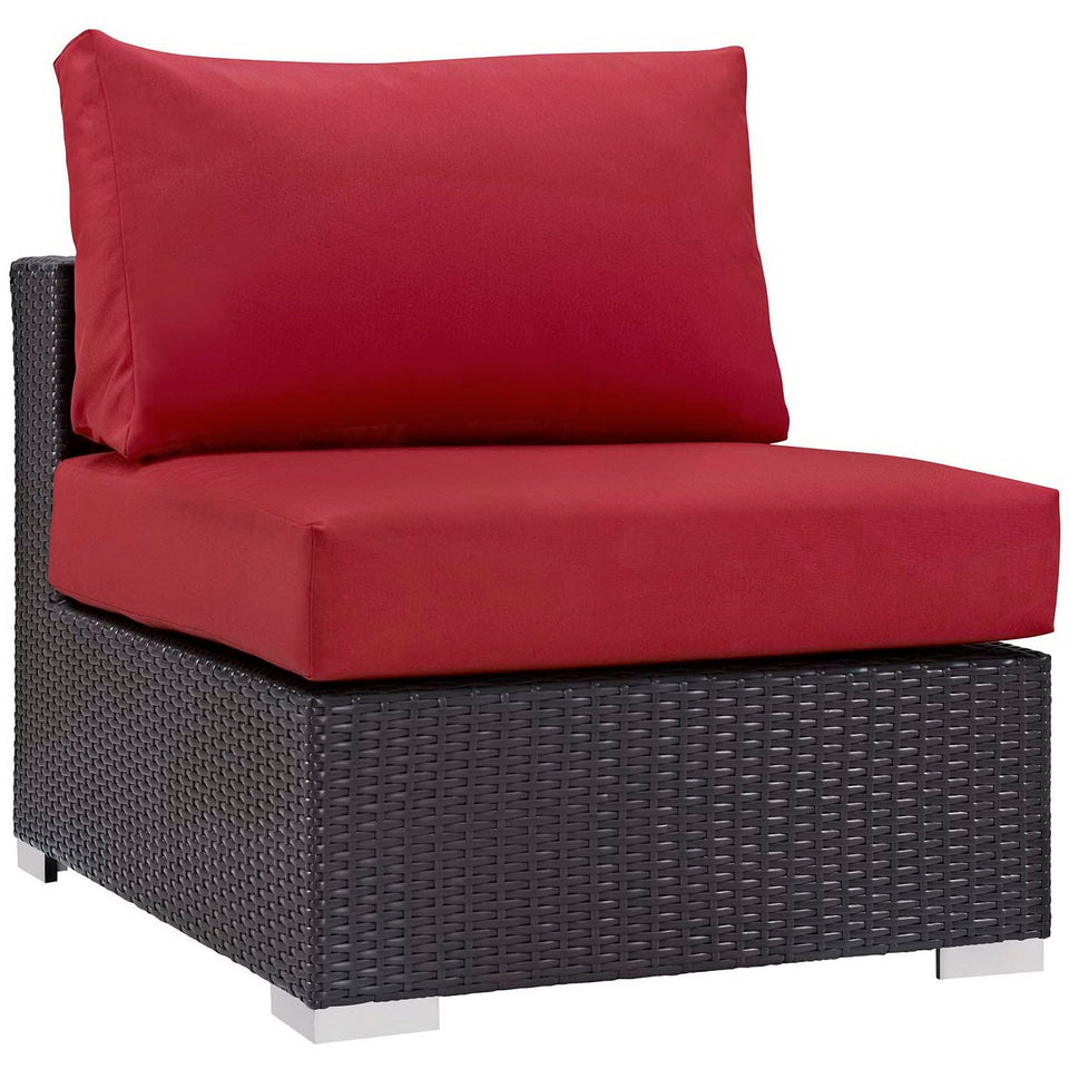 Convene 5 Piece Set Outdoor with Fire Pit by Modway